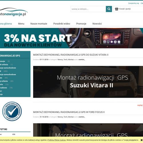Nawigacja gps windows