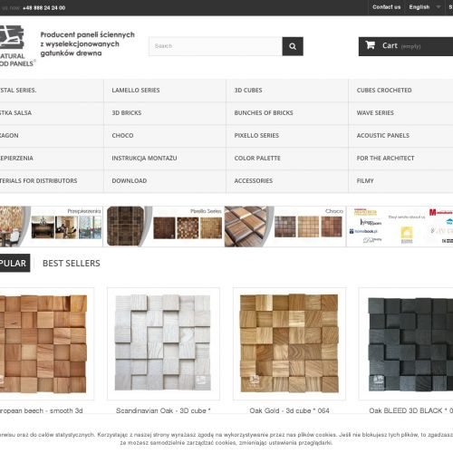 Deska na ścianę w salonie