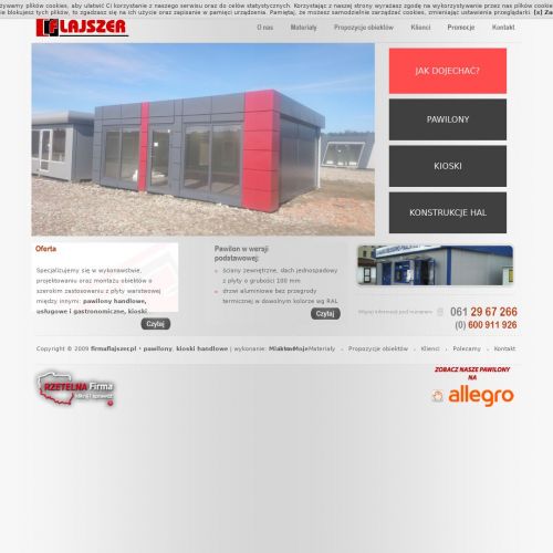 Pawilony z płyty warstwowej