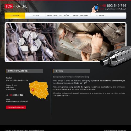 Skup zużytych katalizatorów w Krakowie