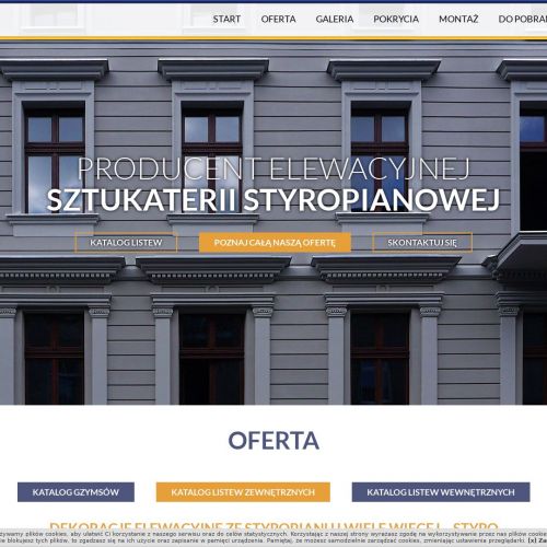 Ozdoby elewacyjne ze styropianu - łódź