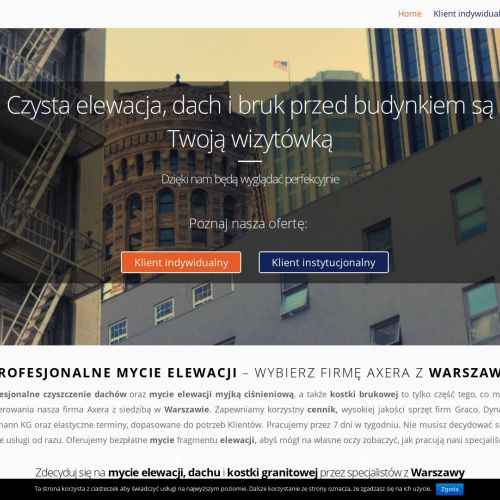 Mycie elewacji szklanych i aluminiowych w Warszawie