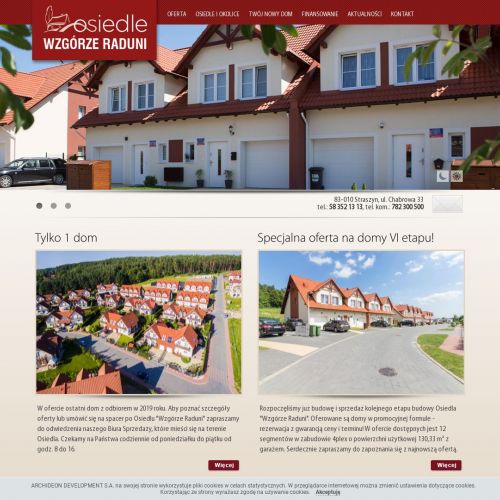 Domy w stanie deweloperskim juszkowo