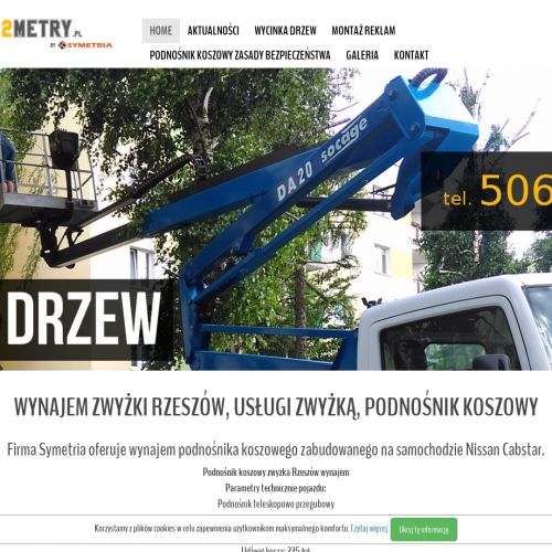 Rzeszów - wynajem zwyżki teleskopowej