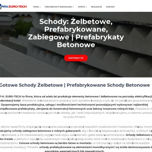 Prefabrykacja schodów żelbetowych - Warszawa