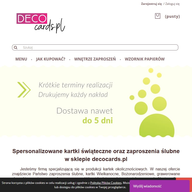 Zaproszenia ślubne laserowe