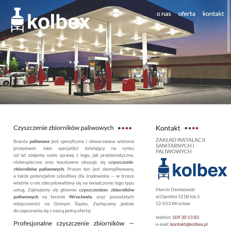 Czyszczenie zbiorników Wrocław