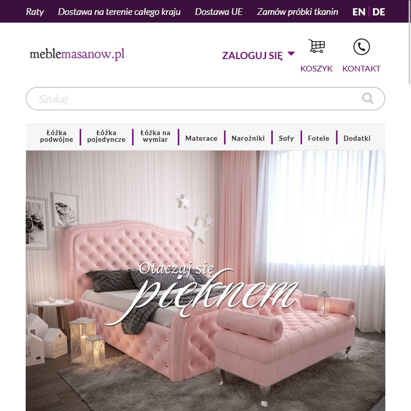 Łóżka tapicerowane - Sulejówek