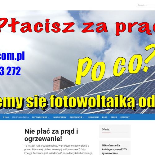 Wejherowo - fotowoltaika dla firm pomorskie