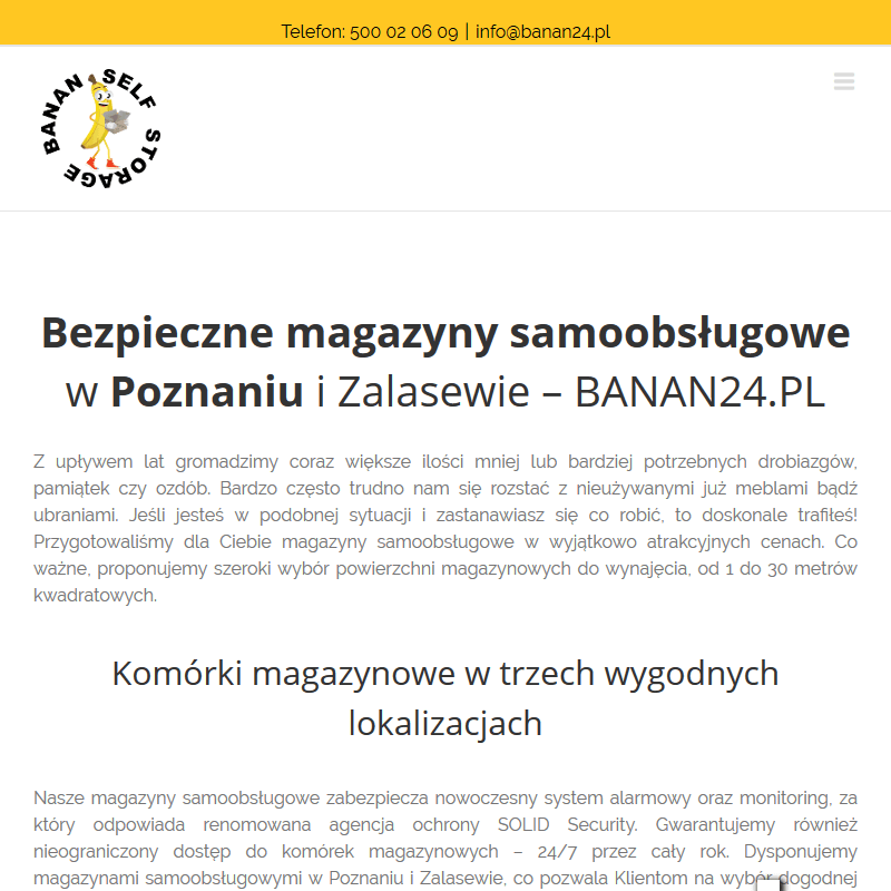 Magazyny do wynajęcia - Poznań