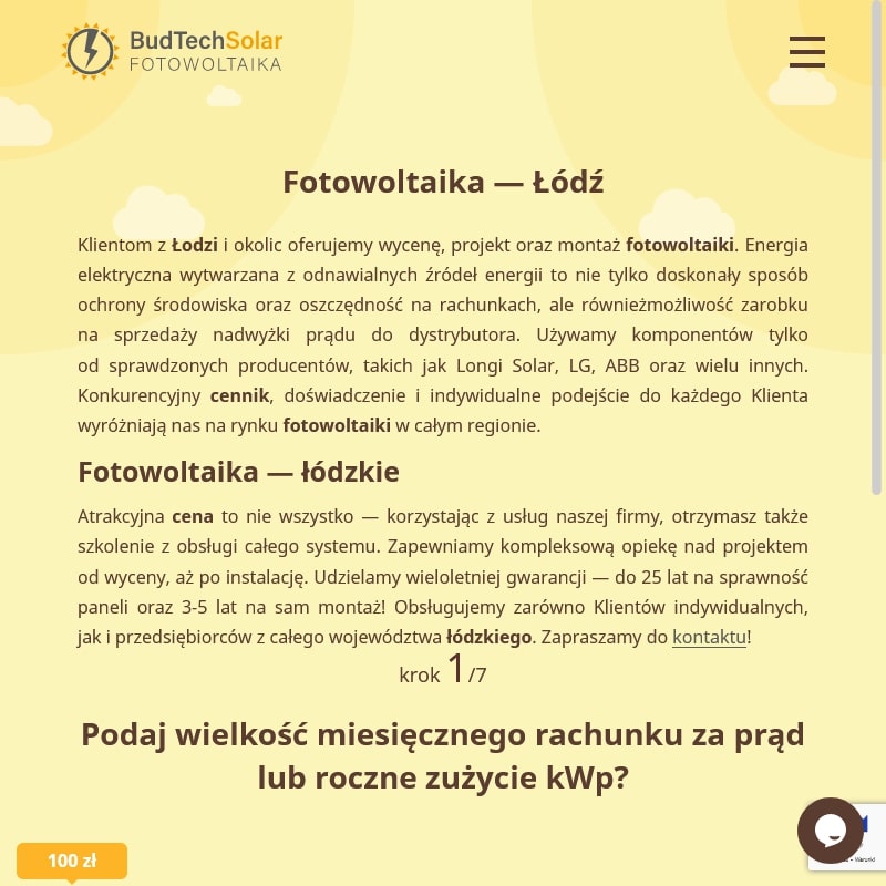 Instalacje fotowoltaiczne łódź w Łodzi