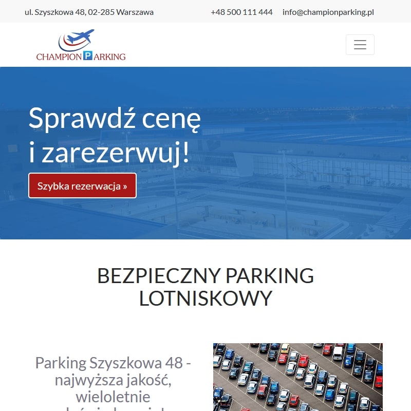 Parking warszawa lotnisko okęcie - Warszawa