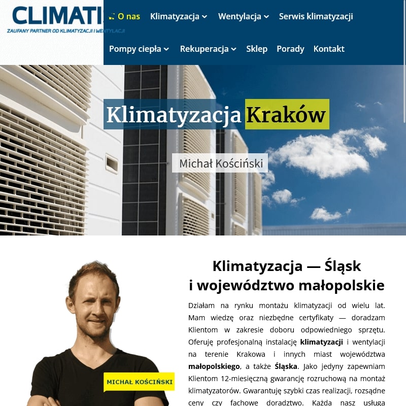 Serwis klimatyzacji - Kraków