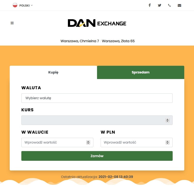 Kurs usd kantor - Warszawa