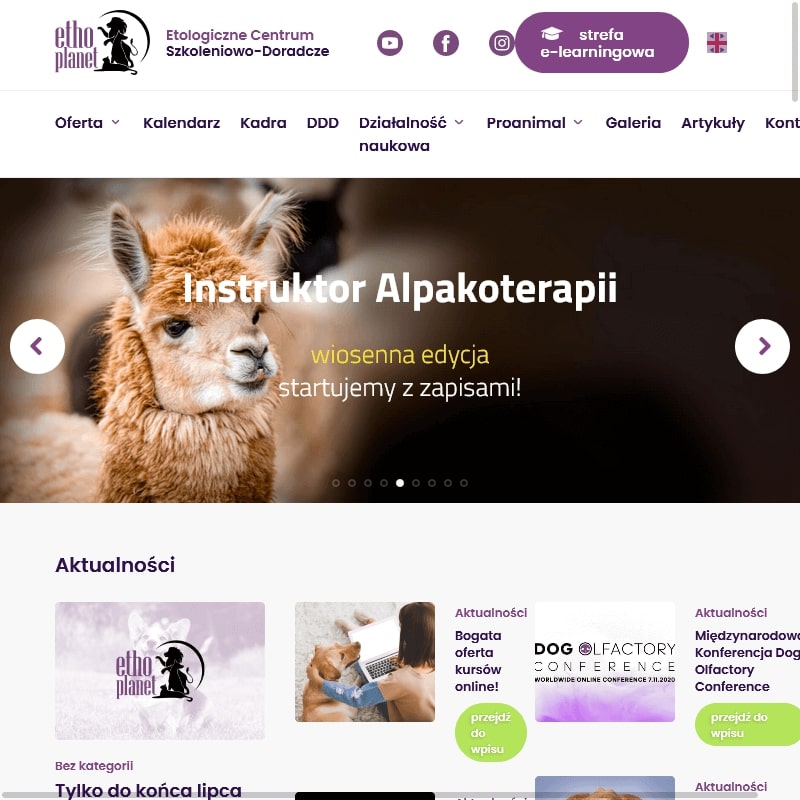 Warszawa - kurs zoopsycholog online