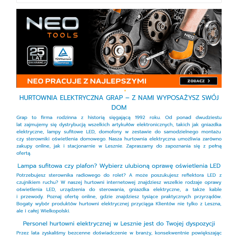 Rozdzielnia eti - Leszno