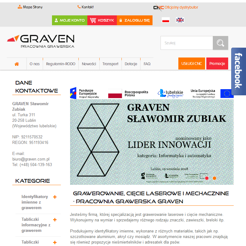 Lublin - grawerowanie laserowe