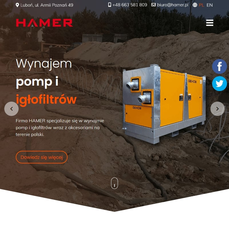 Okresowe odwadnianie gruntu - Warszawa