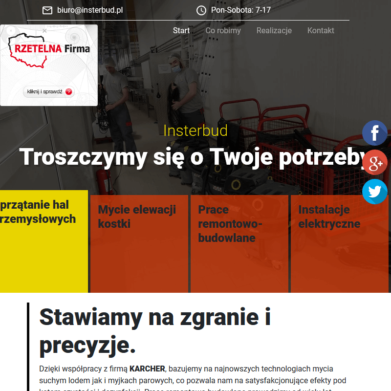 Czyszczenie hal produkcyjnych myjnią parową