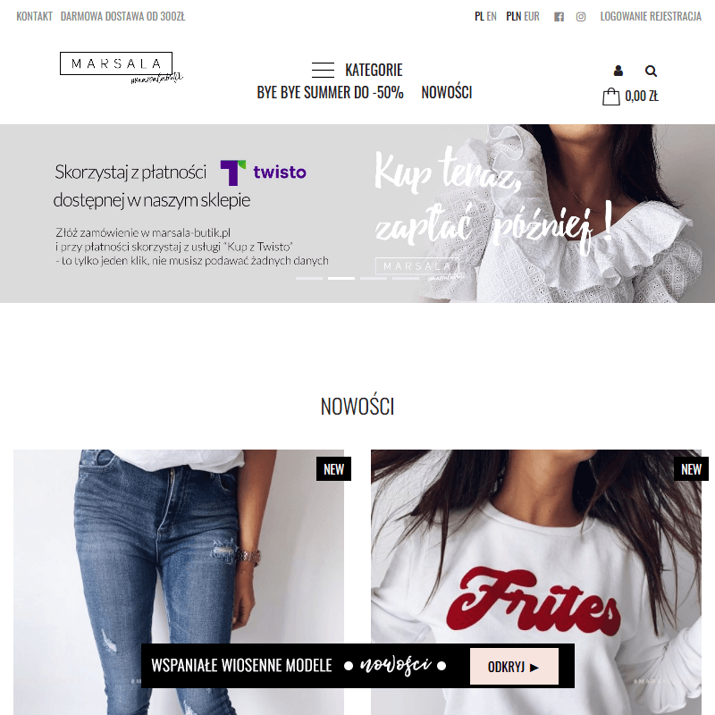 Bluzka hiszpanka biała