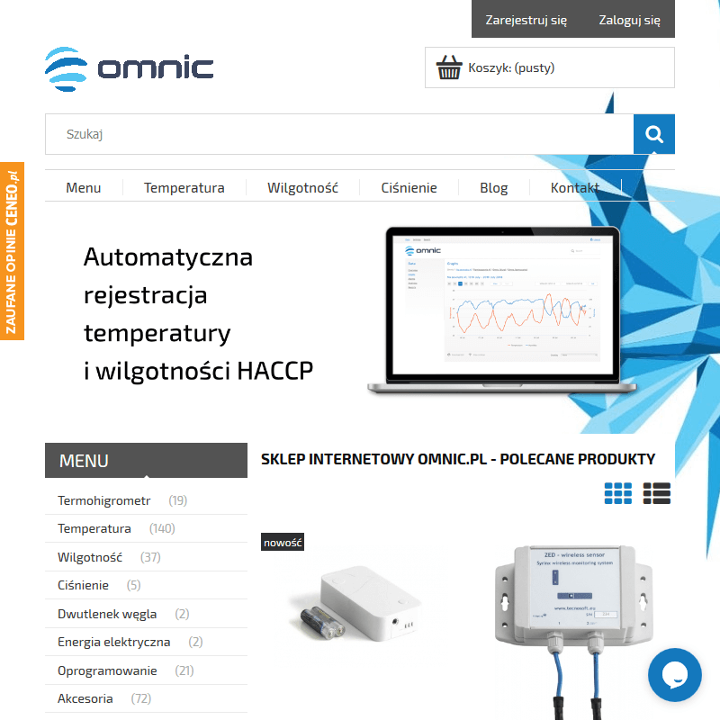 System ciągłego pomiaru wilgotności - Warszawa