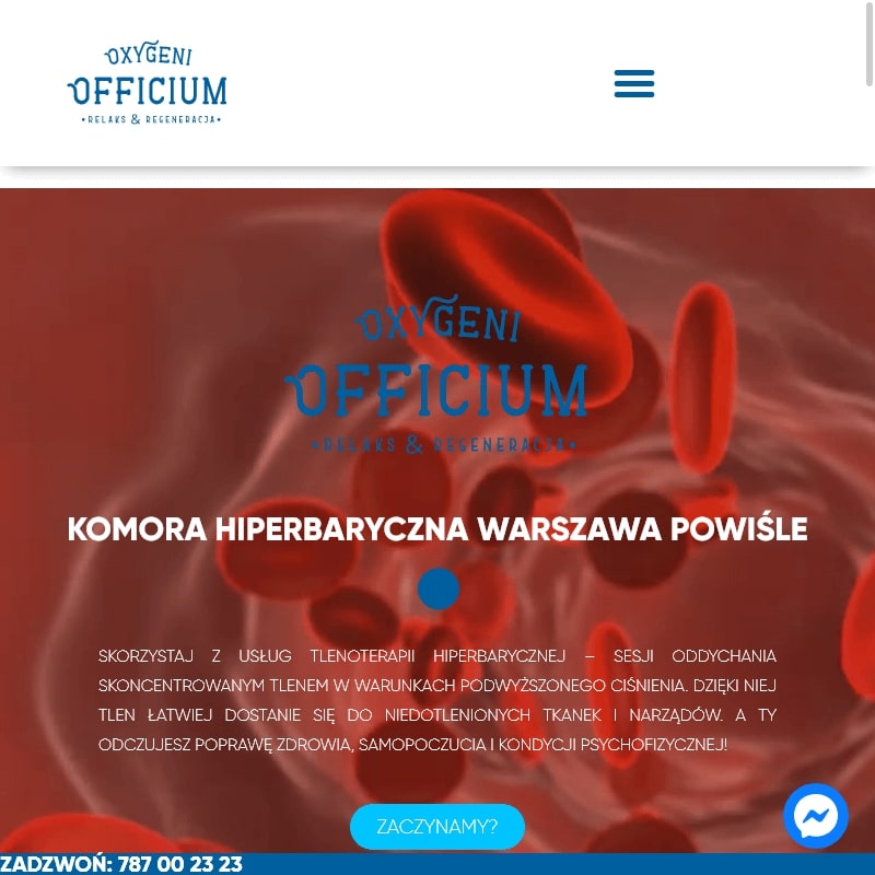 Tlenoterapia komora hiperbaryczna