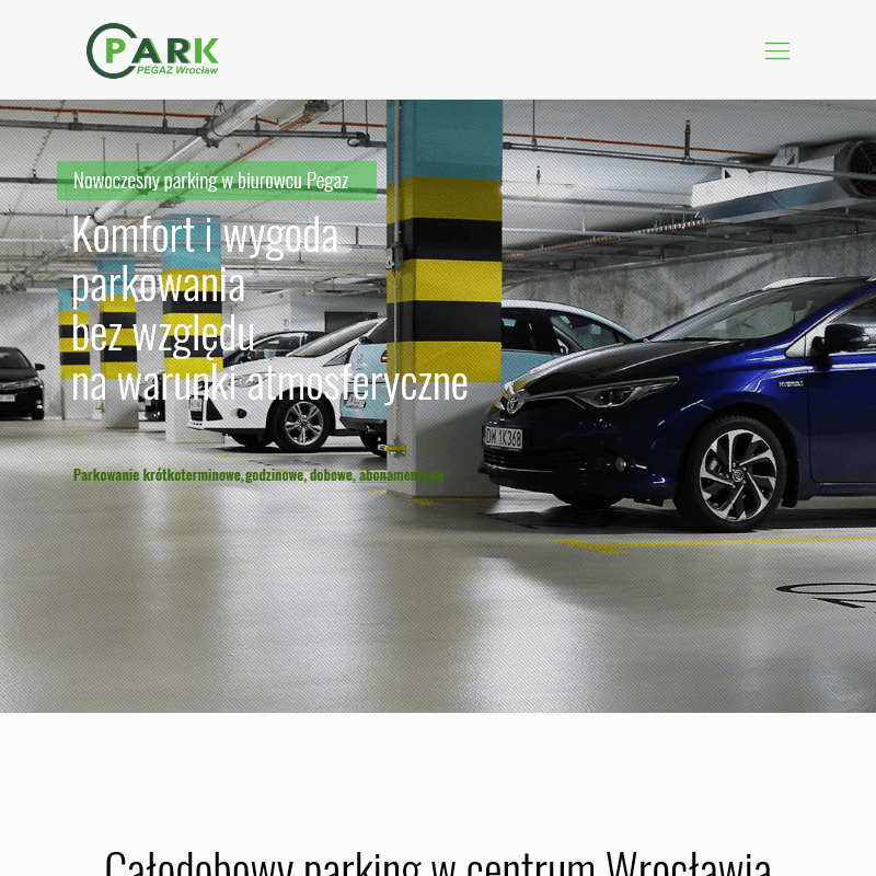 Wrocław - dwupoziomowy parking dozorowany