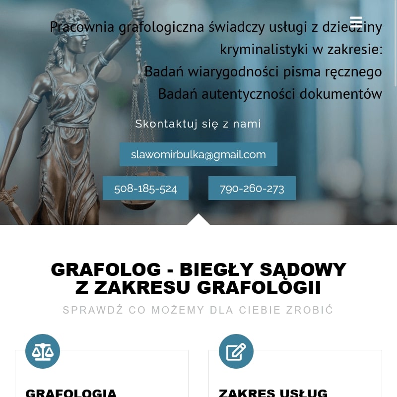 Ekspertyzy grafologiczne