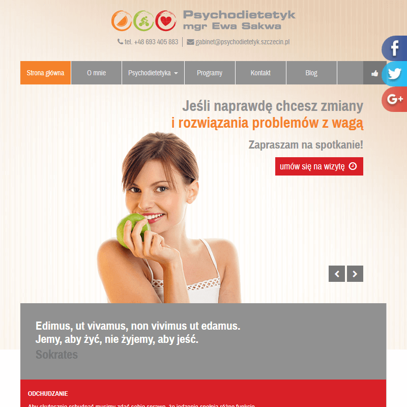 Szczecin - prawidłowe odżywianie