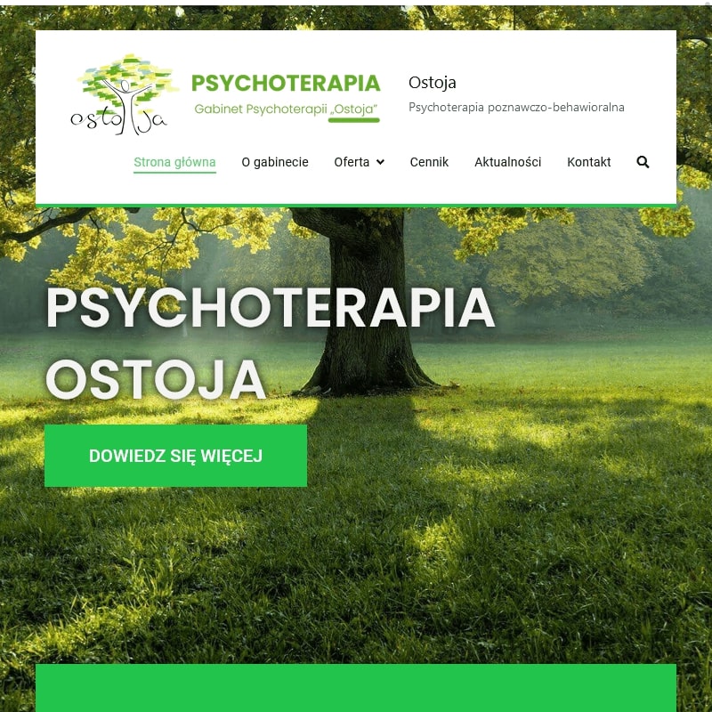 Psychoterapia depresja Warszawa