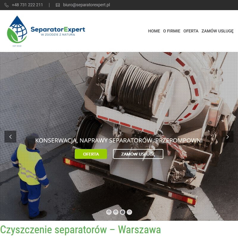 Czyszczenie separatorów konstancin - Grójec