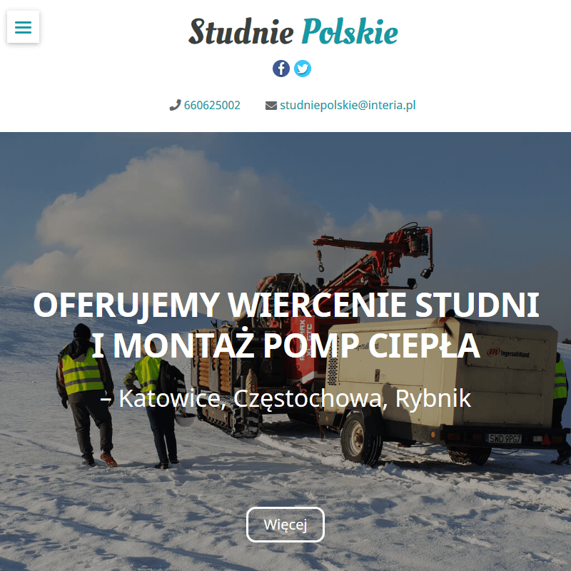 Jaworzno - odwierty pod pompy ciepła